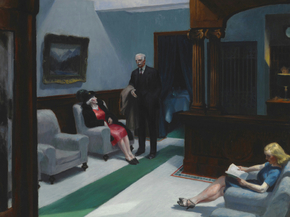 Edward Hopper - Hotel Lobby | Эдвард Хоппер