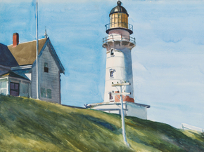 Edward Hopper - Light at Two Lights | Эдвард Хоппер