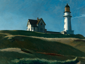 Edward Hopper - Lighthouse Hill | Эдвард Хоппер - Холм с маяком, 1928