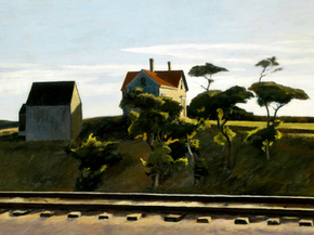 Edward Hopper - New York, New Haven and Hartford | Эдвард Хоппер