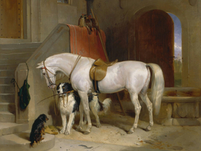 Edwin Landseer - Favourites, the Property of H.R.H | Эдвин Ландсир