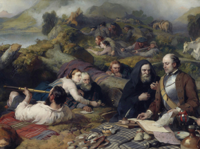 Edwin Landseer - Rent-day in the Wilderness | Эдвин Ландсир