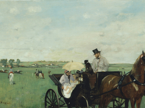 Edgar Degas - At the Races in the Countryside | Дега Эдгар