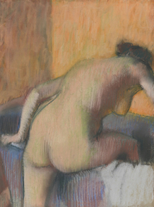 Edgar Degas - Bather Stepping into a Tub | Дега Эдгар