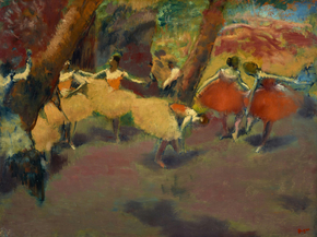 Edgar Degas - Before the Performance | Дега Эдгар