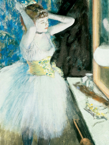 Edgar Degas - Dancer in Her Dressing Room | Дега Эдгар