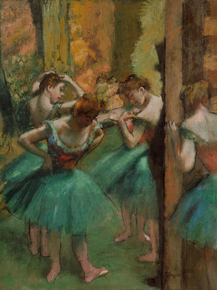 Edgar Degas - Dancers, Pink and Green | Дега Эдгар