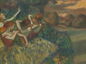 Edgar Degas - Four Dancers | Дега Эдгар
