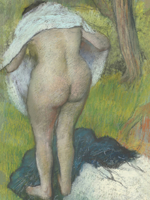 Edgar Degas - Girl Drying Herself | Дега Эдгар