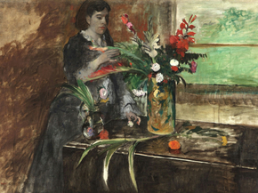 Edgar Degas - Portrait of Estelle Musson Degas | Дега Эдгар