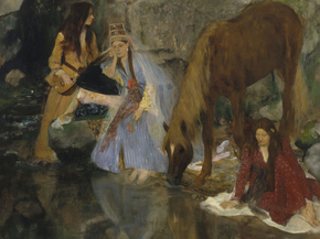 Edgar Degas - Portrait of Mlle Fiocre in the Ballet | Дега Эдгар