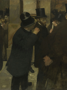 Edgar Degas - Portraits at the Stock Exchange | Дега Эдгар