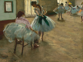 Edgar Degas - The Dance Lesson | Дега Эдгар