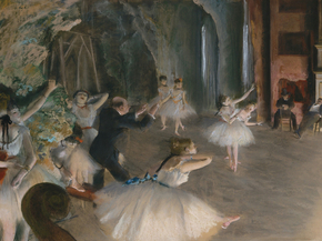 Edgar Degas - The Rehearsal Onstage | Дега Эдгар