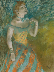 Edgar Degas - The Singer in Green | Дега Эдгар