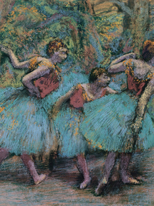 Edgar Degas - Three Dancers | Дега Эдгар