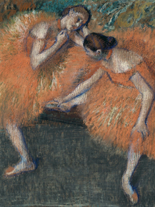 Edgar Degas - Two Dancers | Дега Эдгар