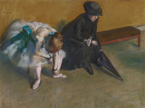 Edgar Degas - Waiting | Дега Эдгар