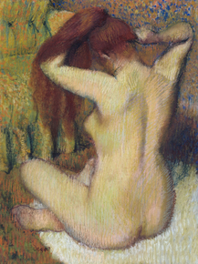 Edgar Degas - Woman Combing Her Hair | Дега Эдгар