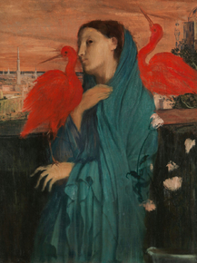 Edgar Degas - Young Woman with Ibis | Дега Эдгар