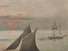 Edouard Manet - Boats at Sea, Sunset | Эдуард Мане