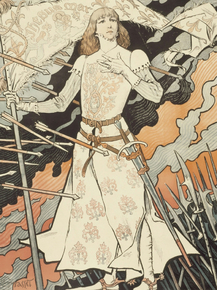 Eugene Grasset - Jeanne Arc-Sarah Bernhardt | Эжен Грассе