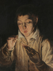El Greco - Boy Blowing an Ember | Эль Греко
