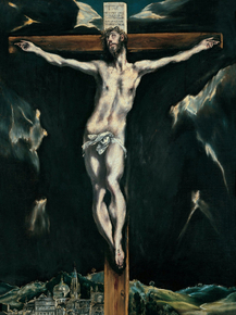 El Greco - Christ crucified with Toledo in the Background | Эль Греко