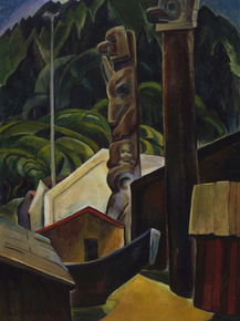 Emily Carr - A Haida Village | Эмили Карр