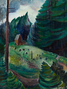 Emily Carr - House Near Woods | Эмили Карр Emily Carr - House Near Woods | Эмили Карр