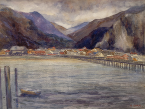 Emily Carr - Skagway from End of Wharf | Эмили Карр