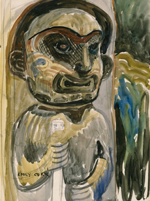 Emily Carr - Terrible Totem, Koskimo | Эмили Карр