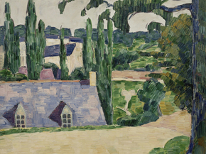 Emile Bernard - Landscape at Pont-Aven | Эмиль Бернар