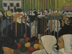 Emile Bernard - Market in Pont-Aven | Эмиль Бернар