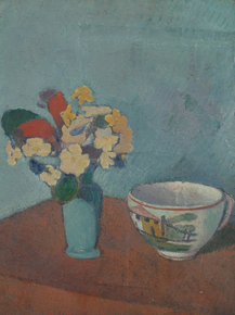 Emile Bernard - Vase with flowers and cup | Эмиль Бернар