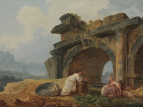 Hubert Robert - Arches in Ruins | Юбер Робер