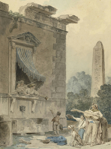 Hubert Robert - Charitable Ladies | Юбер Робер