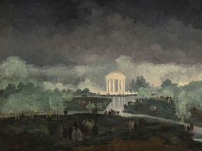 Hubert Robert - Fete de nuit, donnee par la Reine au Comte | Юбер Робер