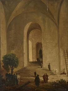 Hubert Robert - Orangerie of the Palace of Versailles | Юбер Робер