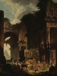 Hubert Robert - Temple in Ruins | Юбер Робер