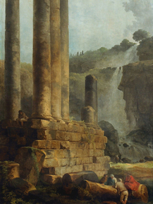 Hubert Robert - Temple of Vespasian and Titus | Юбер Робер