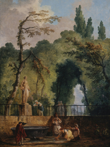 Hubert Robert - The Fountain | Юбер Робер