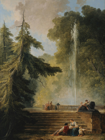 Hubert Robert - The Water Jet | Юбер Робер