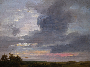 Johan Christian Dahl - Cloud Study over flat Landscape | Юхан Кристиан Даль