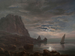 Johan Christian Dahl - Coast of Capri | Юхан Кристиан Даль