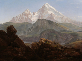 Johan Christian Dahl - Der Watzmann | Юхан Кристиан Даль