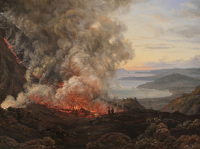 Johan Christian Dahl - Eruption of the Volcano | Юхан Кристиан Даль