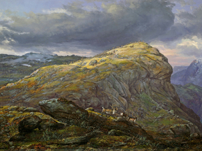 Johan Christian Dahl - Stugunoset at Filefjell | Юхан Кристиан Даль