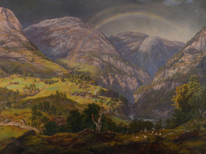 Johan Christian Dahl - View from Stalheim | Юхан Кристиан Даль