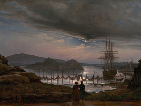Johan Christian Dahl - View from Vaekero | Юхан Кристиан Даль